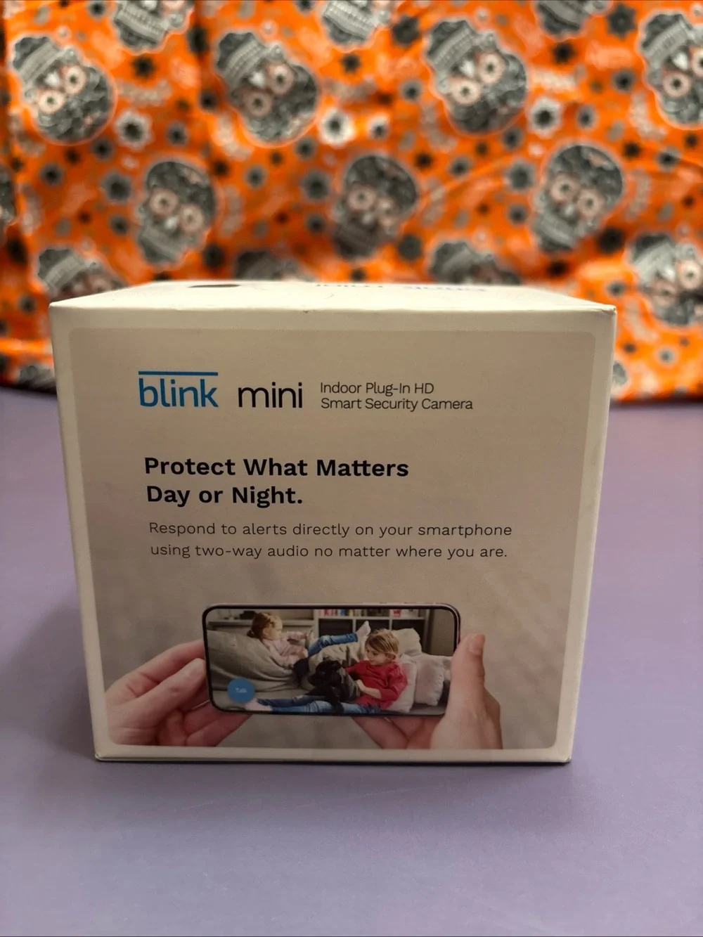 Blink Mini Indoor Plug-In HD Smart Security Camera - White